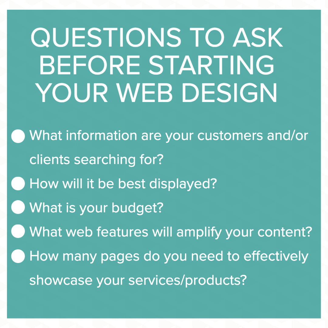 web design questions